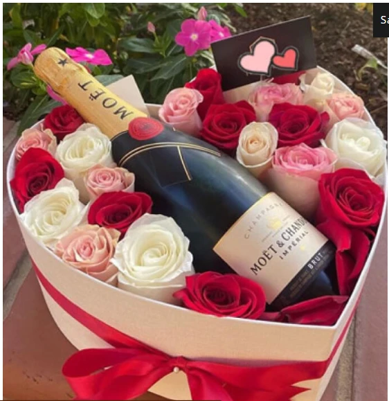 A Modern Moet Hamper