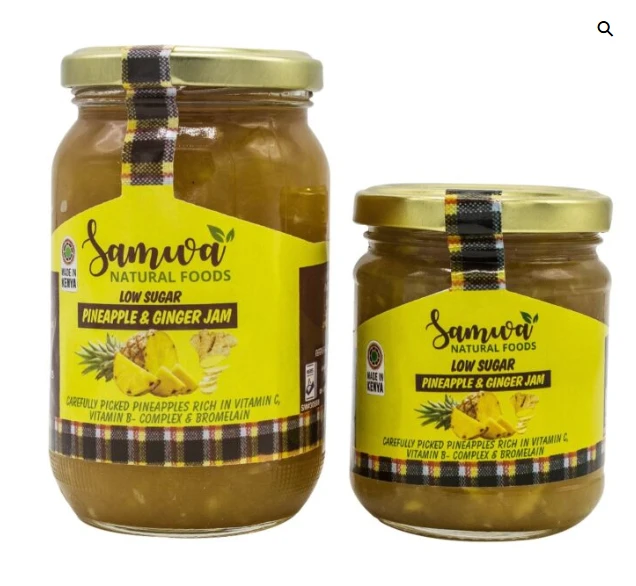 Low Sugar Pineapple & Ginger Jam