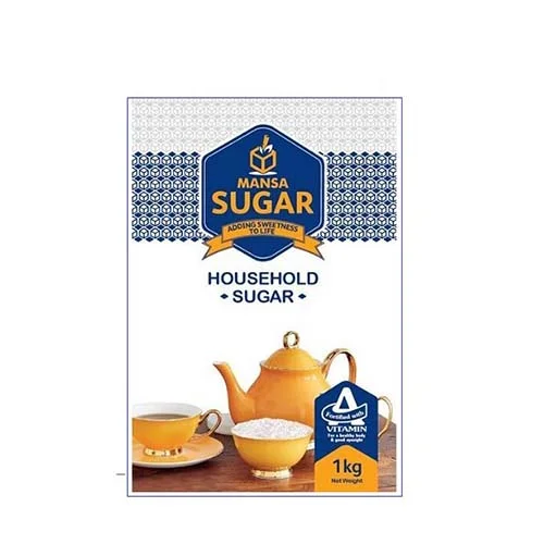Mansa Household Sugar 1 KG-Sweet white sugar