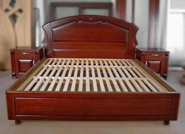 quality king size beds made out of hard wood
