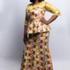 Woodin Elegant Skirt & Woodin Top with Lace